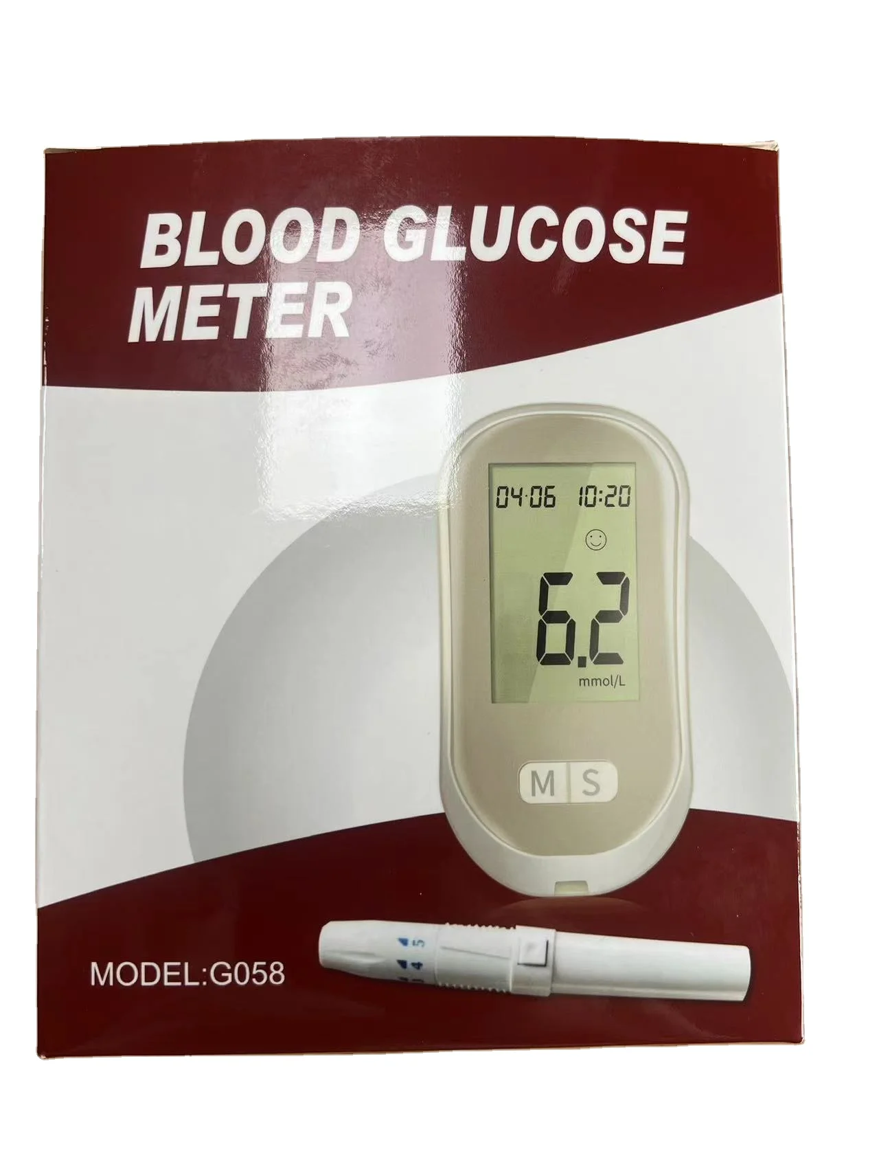 Wholesale glucose meters monitors healthcare digital blood glucose meter with Blood sugar test strips Glucometros