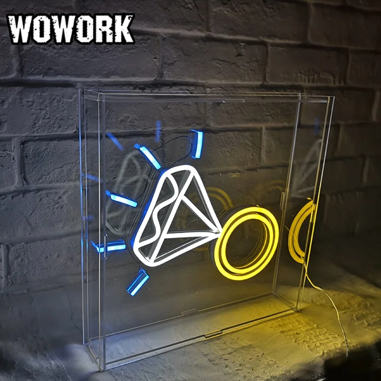 2024 WOWORK new products wedding favors RGBW mr and mrs APP controlling led neon flex sign with acrylic backdrop