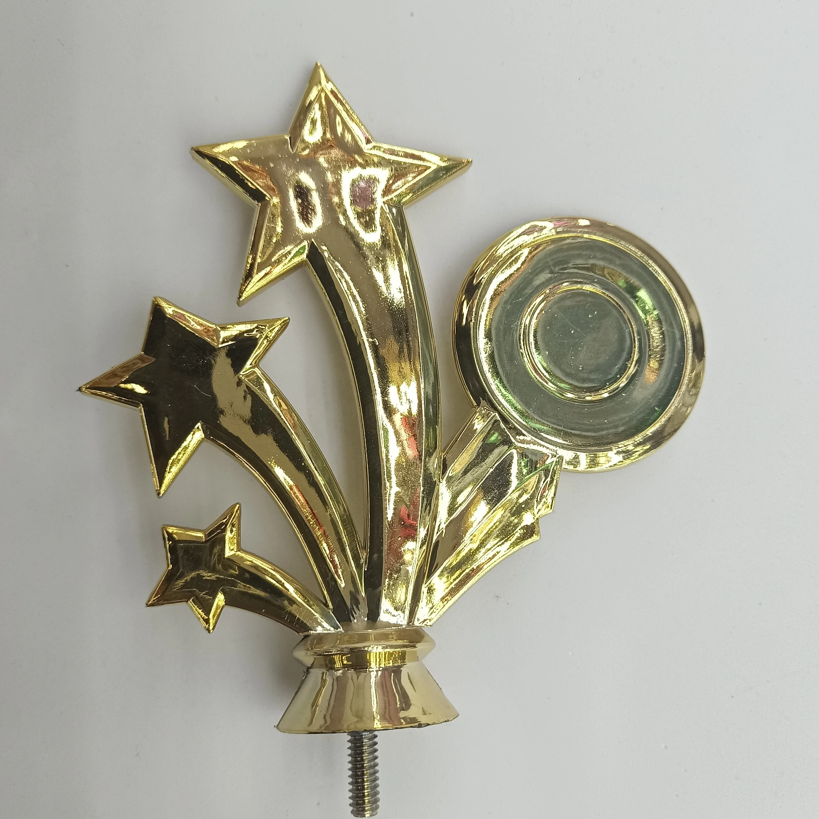 New Trophy Gold Brushed Shooting Star Plastic Sculpture