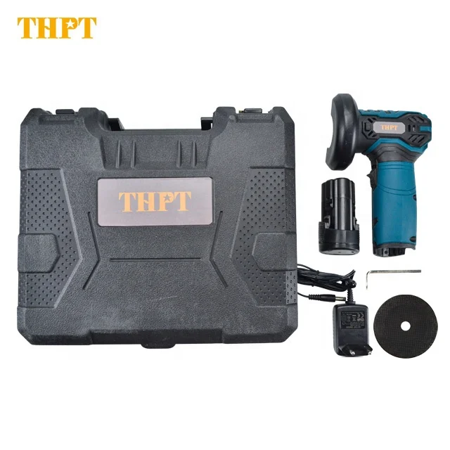 THPT 12V Portable mini cordless chainsaw tools battery stand micro General Grinding and Polishing electric angle grinder