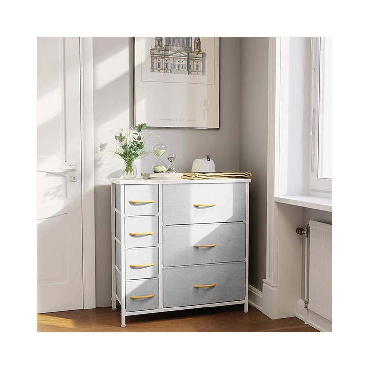 Customized 5L-209 Kids Furniture 7 Drawers Storage Tower Bedroom Dresser Amazon Hot Sale Home Furniture