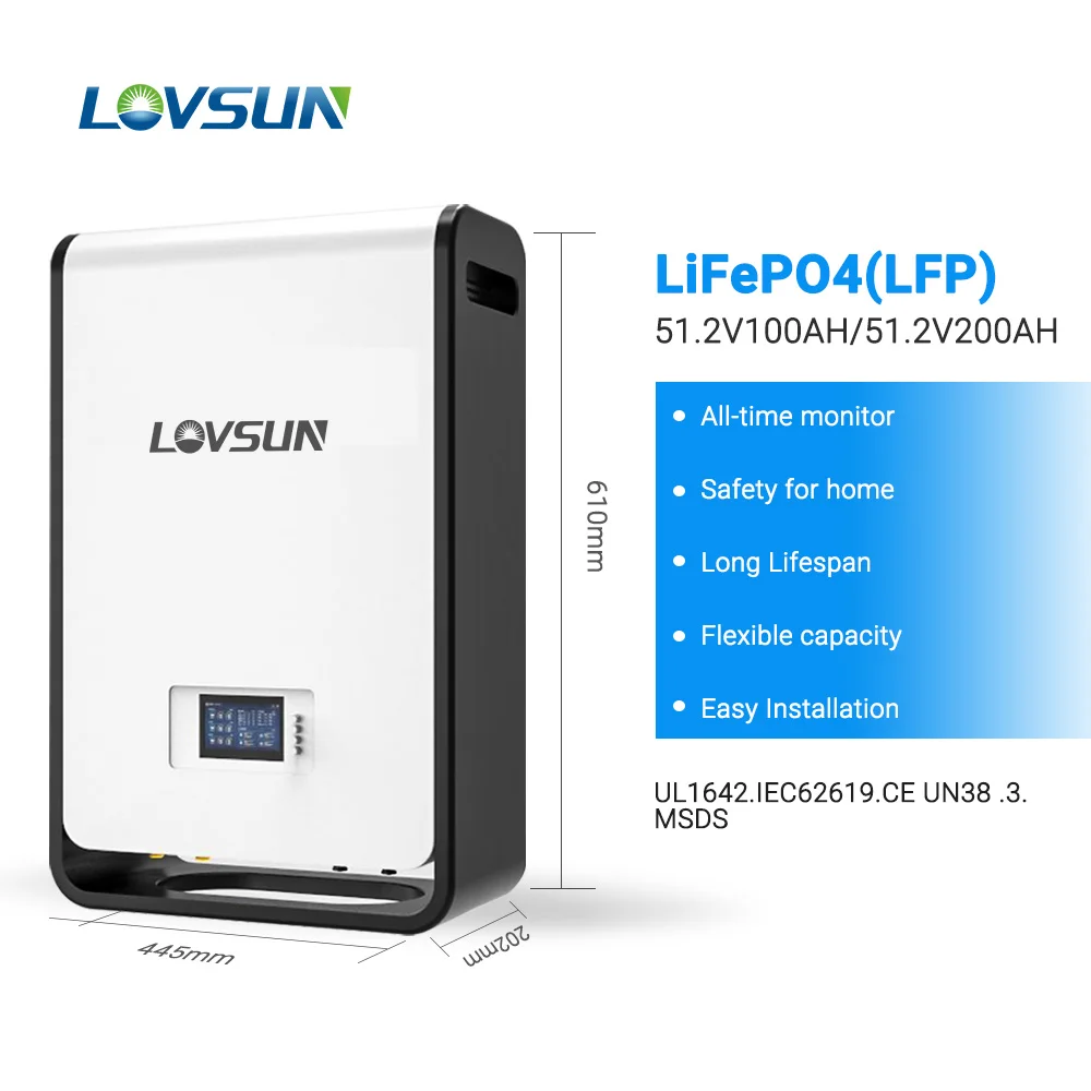 Аккумулятор солнечной энергии Growatt 51.V100ah Powerwall 48v 200ah литий-ионный аккумулятор 6000 срока службы