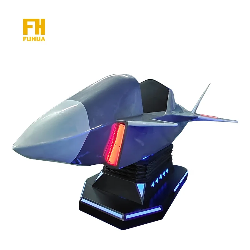 9d vr cinema virtual realty amusement equipment flight simulator cockpit 3dof electric system airplane simulator