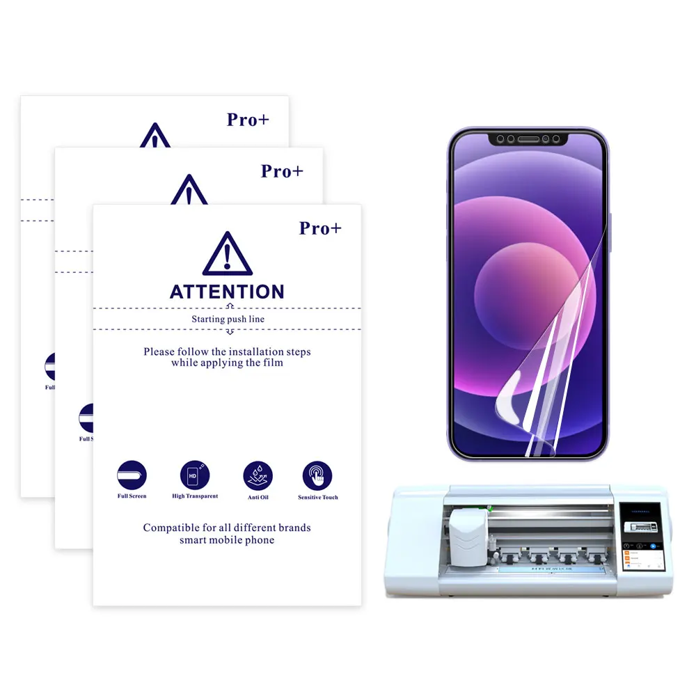 120*180mm TPU Hydrogel Film Anti Glare Anti Blue Light Anti Spy Privacy Film Clear Screen Protector A4 200x300mm Sheet Material