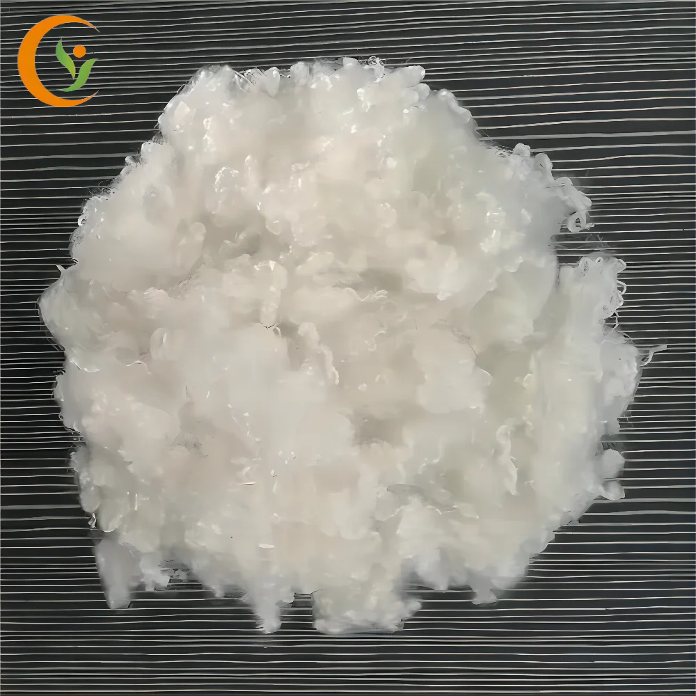 good quality Recycled 100% Polyester 3D*32MM HCS Polyester Staple Fiber for filling Polyester Fiber Manufacturers and Suppliers