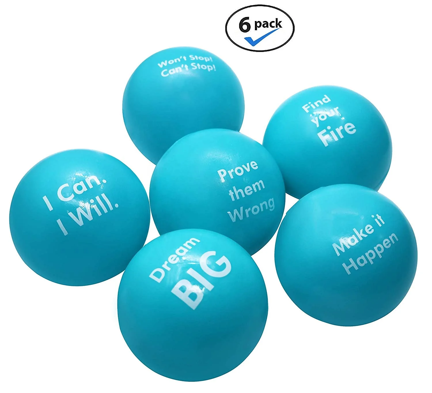 Best Selling Pink Custom Balls No Minimum Pu Foam Motivational Stress Ball With Cheap Price 7CM