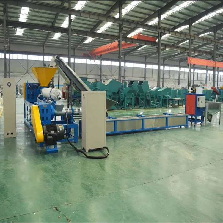 Single Screw Plastic Extruder Masterbatch Compounding Extrusion Line For Granules