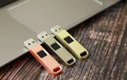 Wholesale Price Full Metal Capacitive 16Gb 32Gb 64Gb Security Fingerprint Unlock Usb Flash Drive