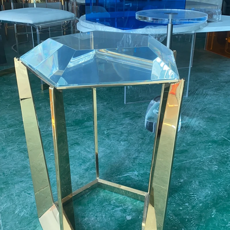 Acrylic chair High-end transparent dining chair armchair