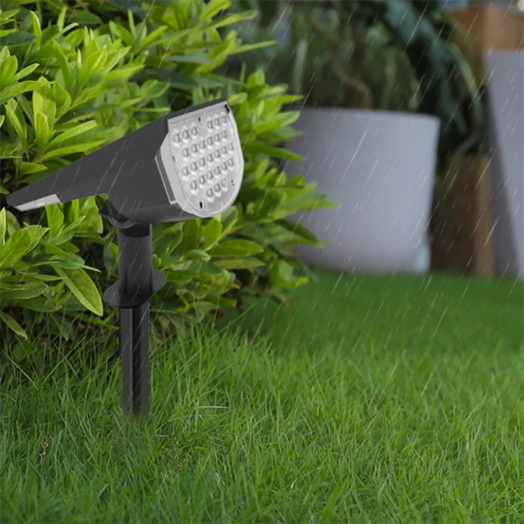 Cross Border Solar Lawn LED Waterproof Floor Tree 10 20 Lights Outdoor RGB Light Spotlight