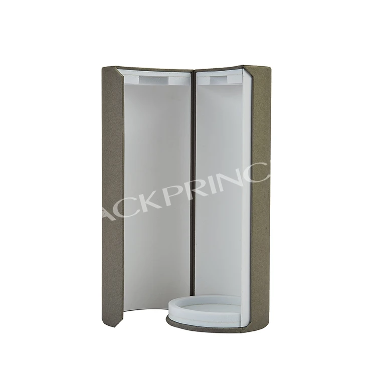 Wholesale Luxury Custom Paper Black Rigid Cardboard Magnetic Single Champagne Flute Wine Bottle Gift Packaging Box For Whisky