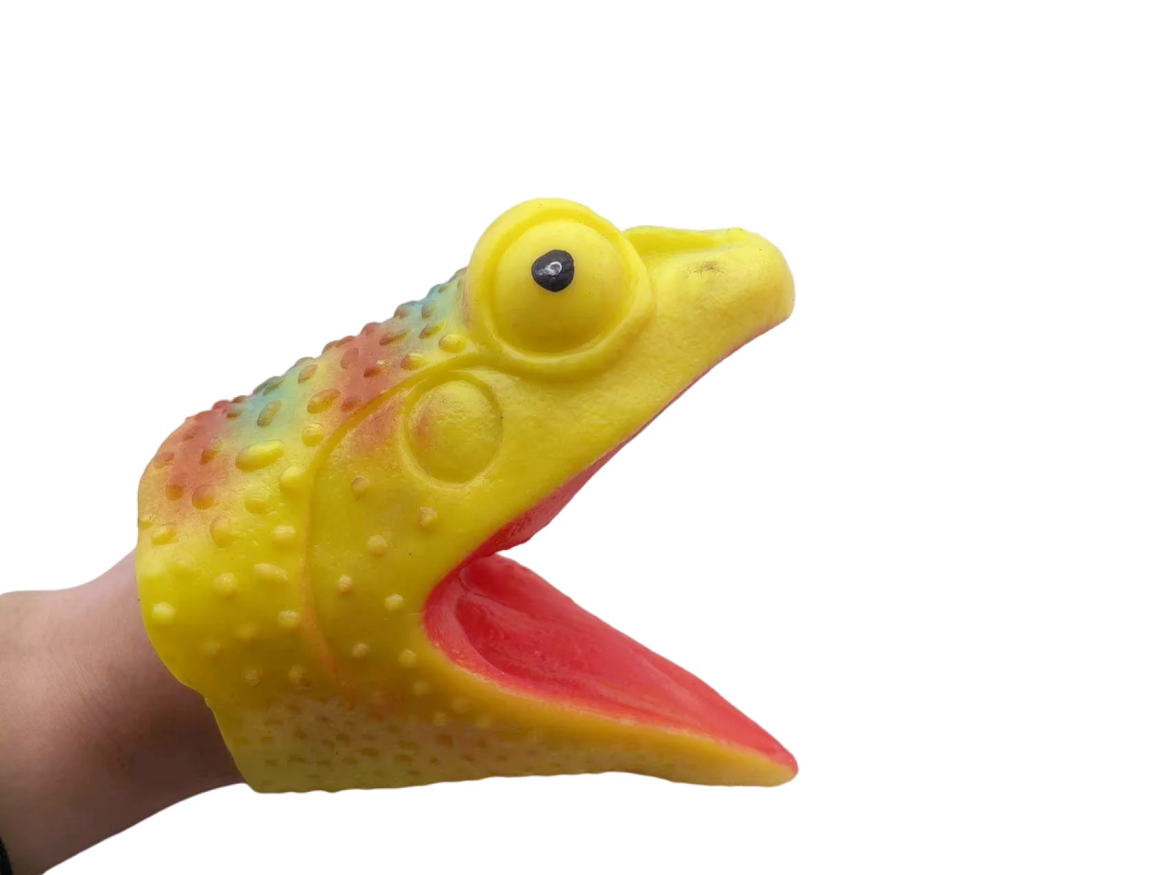 Manufacturer Spot Shark Soft Silicone Kids Playing Toys Role Playing Animal Lizard Hand Puppet