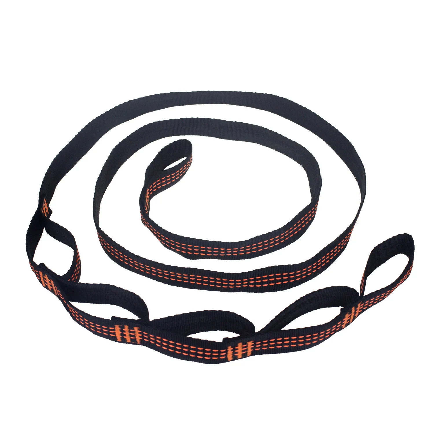 Pair of Hammock Straps 2 Meters 5 Loops Adjustable Tree Hanging Belts