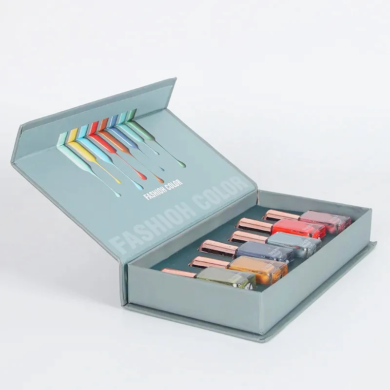 Cosmetic Box Packaging Skin Care Cosmetics Makeup Gift Paper Box Packaging for Nail Polish Oil