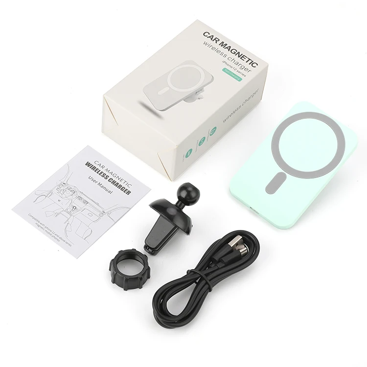 High Quality 15W Fasr charging Magnetic Smart Sensor Air Outlet Fast Wireless Car Charger