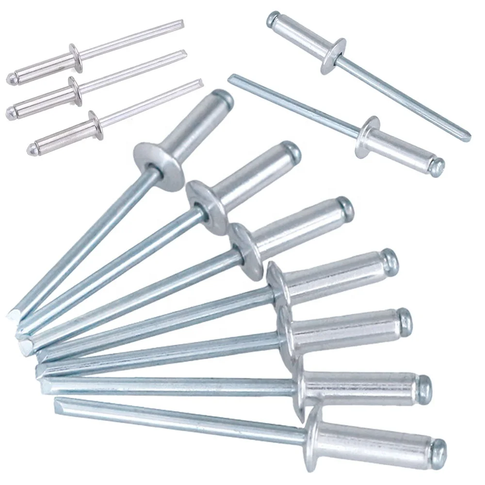 Wholesale Roofing Boards Industry Use White Paint Big Round Head Waterproof Metal Blind Rivets