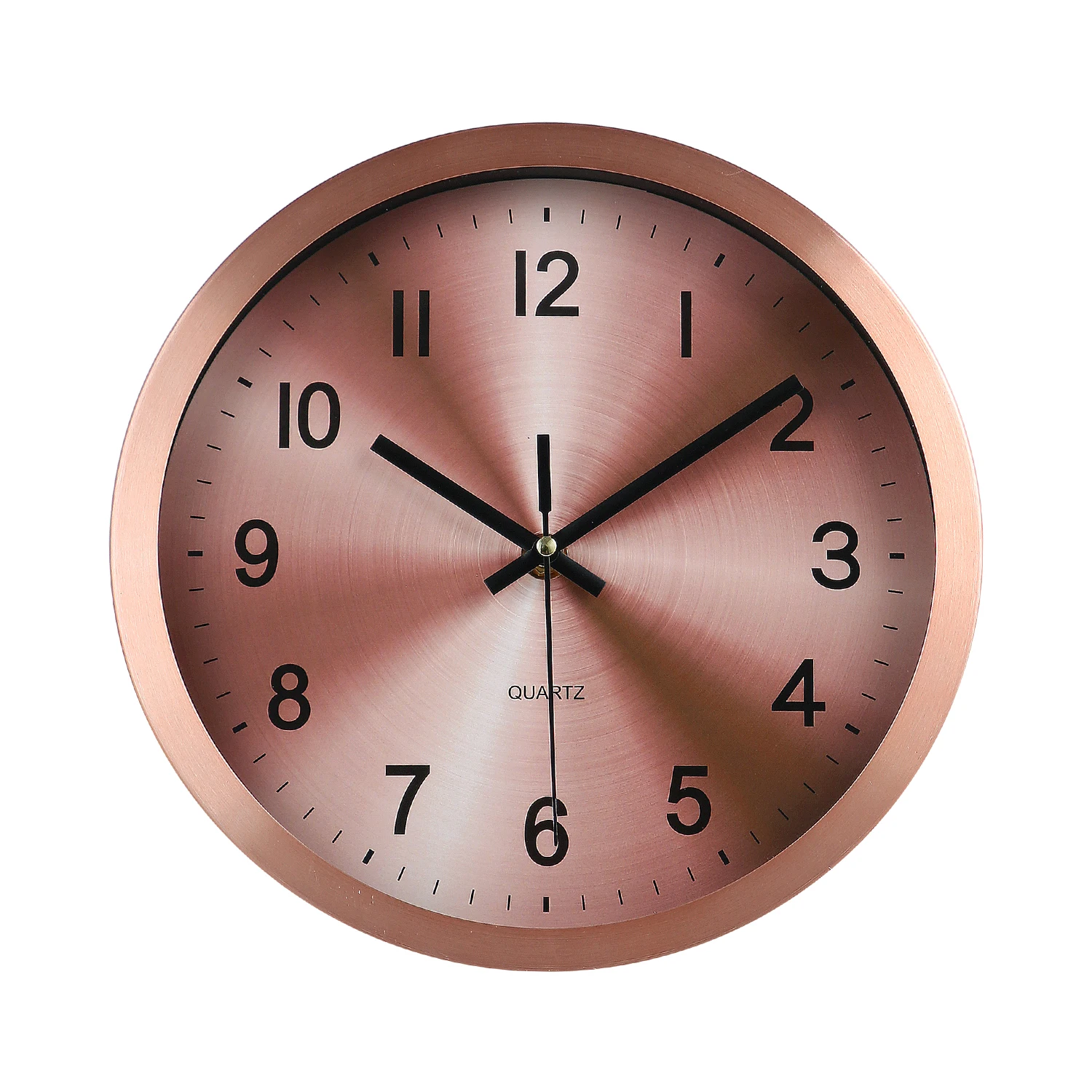 Quartz Metal Hanging Wall Clock Simple Modern Design  Stainless Steel Home Wall Clock