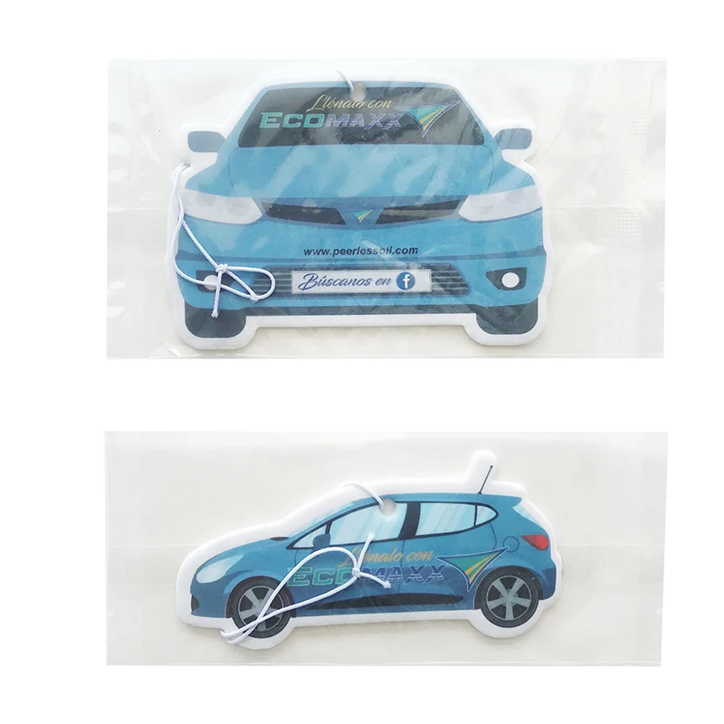 Promotional Gifts Hot Selling Perfume Paper Custom Car Air Freshener