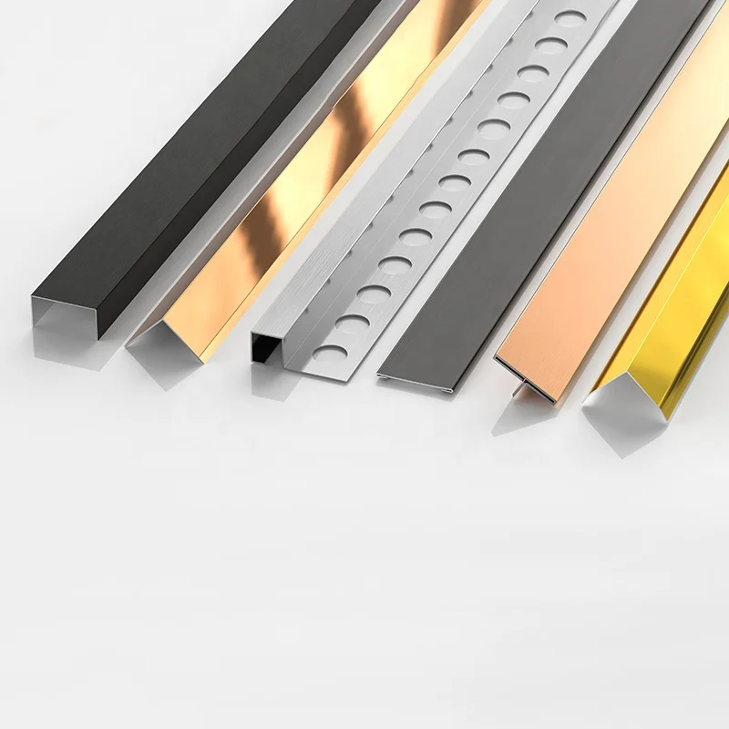 Background Wall Decoration Mirror Adhesive Mirror Wall Stainless Steel Sticker Gold Strips