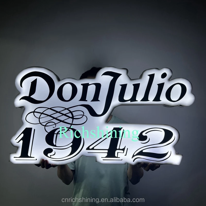 Don Julio led Wine Glorifier 1942 VIP ручная доска Индивидуальный бренд Презентер мигающая переноска для ночного клуба