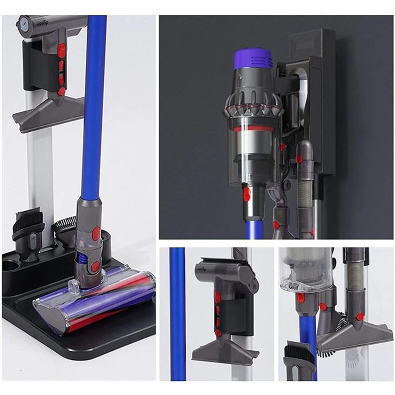Wholesale Stable Metal Base Storage Rack Vacuum Stand Holder for Dysons Cordless Vacuum Cleaner