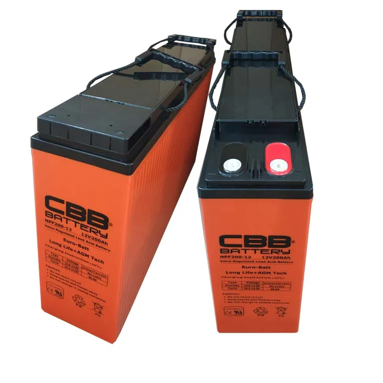 99.994%Pb 12V 200Ah Shoto Front Terminal Battery