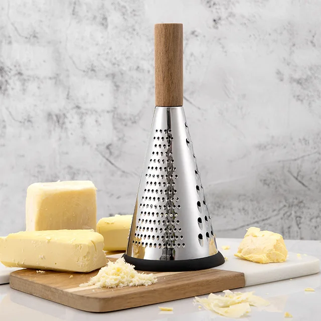 New Style 3 Sides Kichen Accessories Multi Function Kitchen Vegetable Fruit Grater  Stainless Steel Cheese Grater
