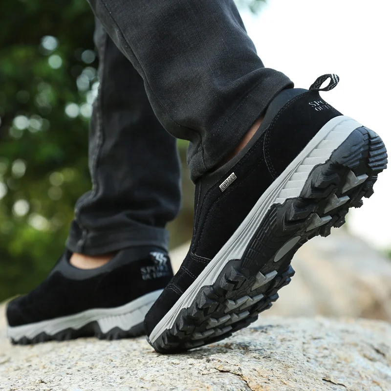 
Sneakers Soft Trekking Shoes Snow Footwear Fur Warm Climbing Winter outdoor mens hiking shoes mens hiking 