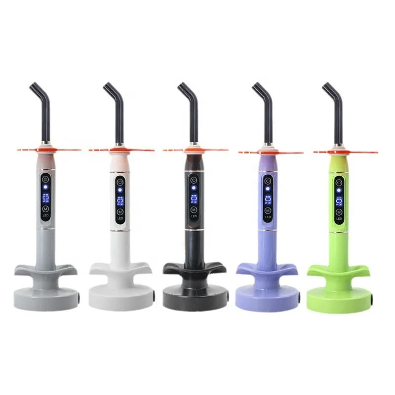 Cheap Price High Quality Rechargeable Dental Cordless Colorful Light Cure LED Curing Light Dental Equipment