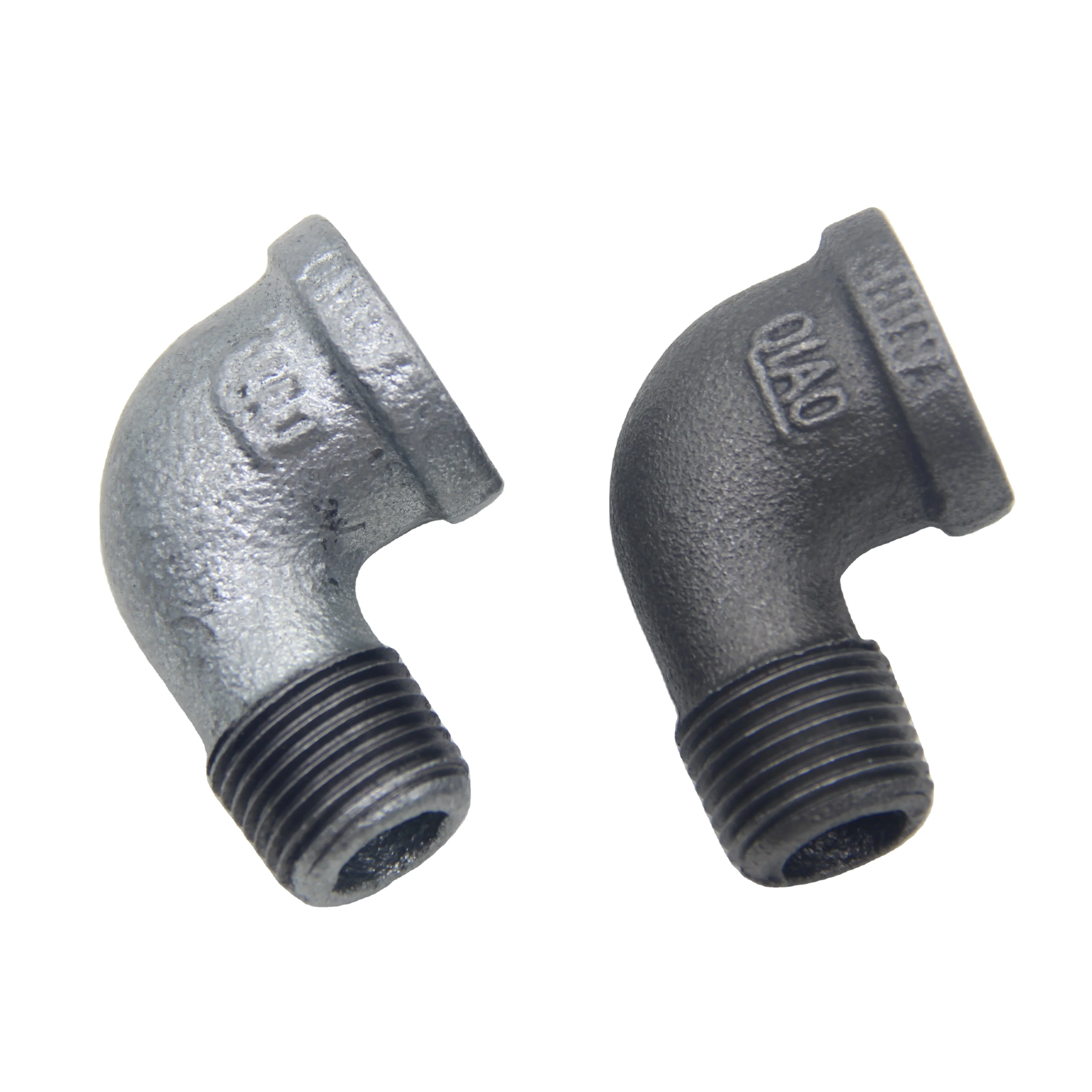 Professional supplier street elbow casting iron pipe fittings 1/2-4'  female to male end elbow for water system