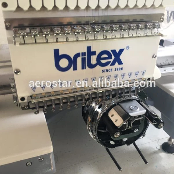 1501 Single Head Flat Computerized Embroidery Machines with Cap Embroidery,Coiling Device