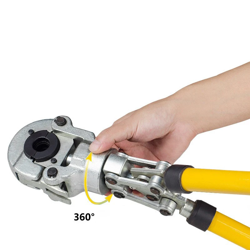 Manual Hydraulic Aluminum Plastic Pipe Crimping Plier Kit Tubes Clamper Tools 10T Stainless Steel Tube Hydraulic Pressing Pliers