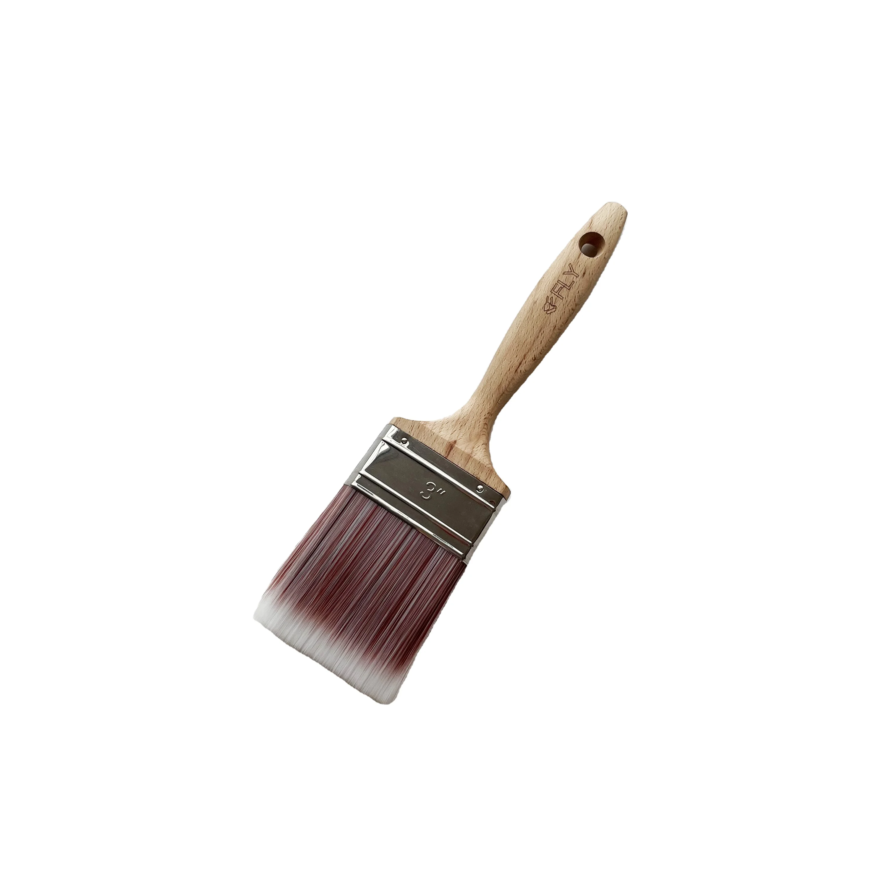 High grade bulk paint brushes 3 inch wooden handle paint brush
