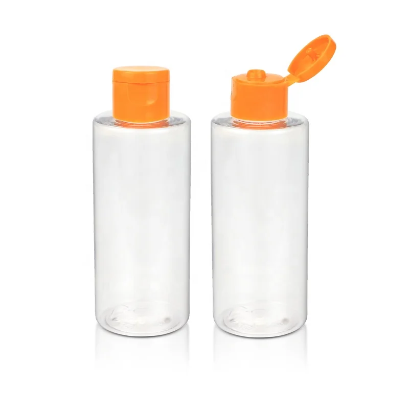20/410 Plastic Bottle Flip Top Cap Custom Orange Color Flip Top Cap