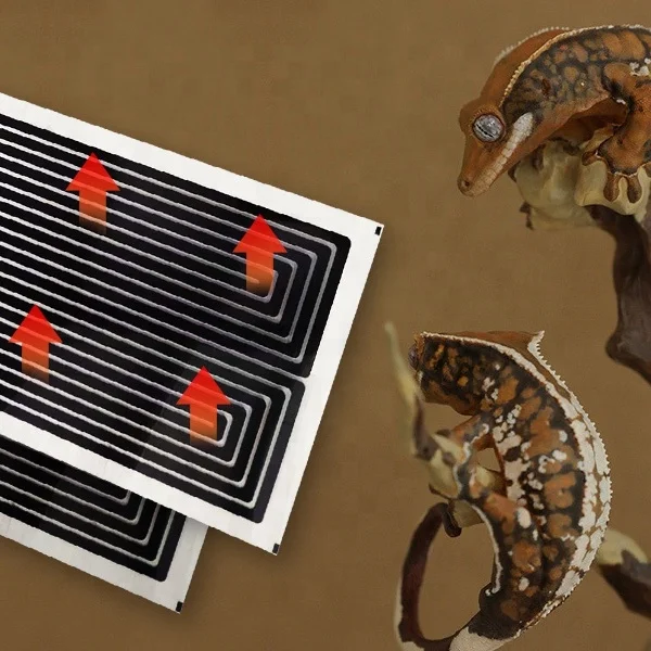 220v 45w reptile cage box tank heater infrared carbon film electric heat tape heat mat heat pad for lazard turtle snake