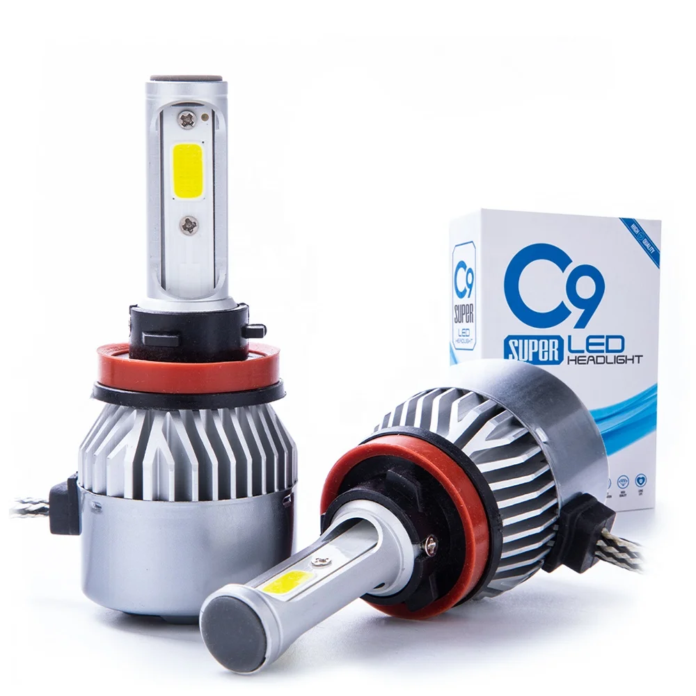 Wholesale C9 IP68 Waterproof 12v lighting driver focos h4 h11 Car Led bulb Head light other headlights