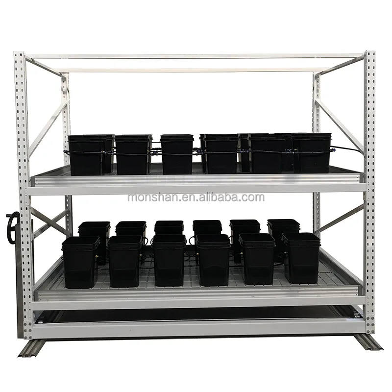 Customized Indoor Hydroponic Growing Racks Vertical Grow Table