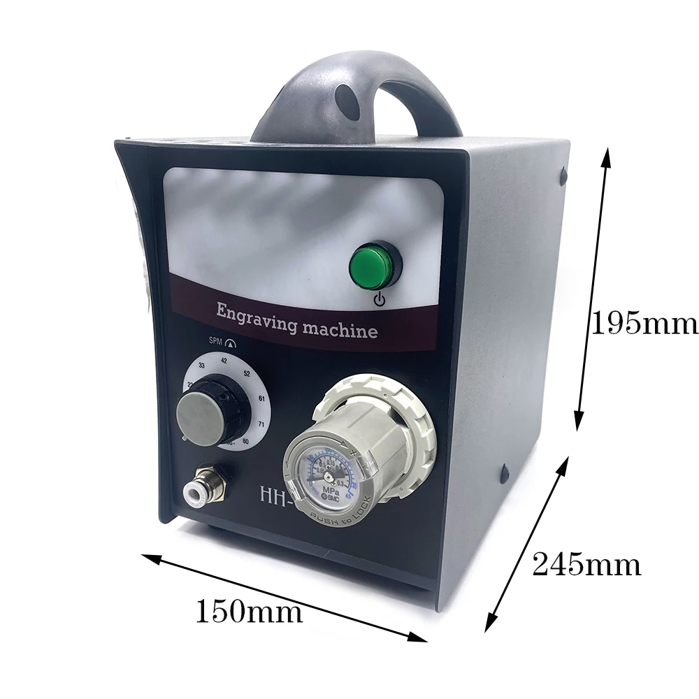 HH-G02 High Quality Single-Head 110V/220V Pneumatic Engraving Machine Micro-Setting Reel Bead Edge Carving for Jewelry