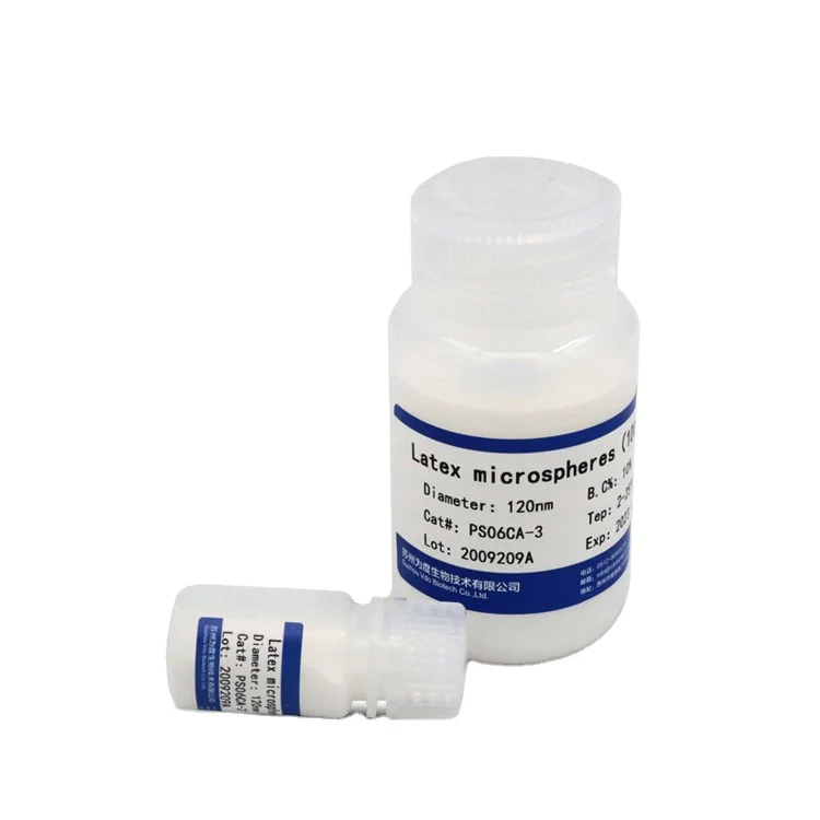 100mL 100nm Latex-Enhanced Immunoturbidimetry Test Polystyrene Microspheres Carboxyl Microspheres