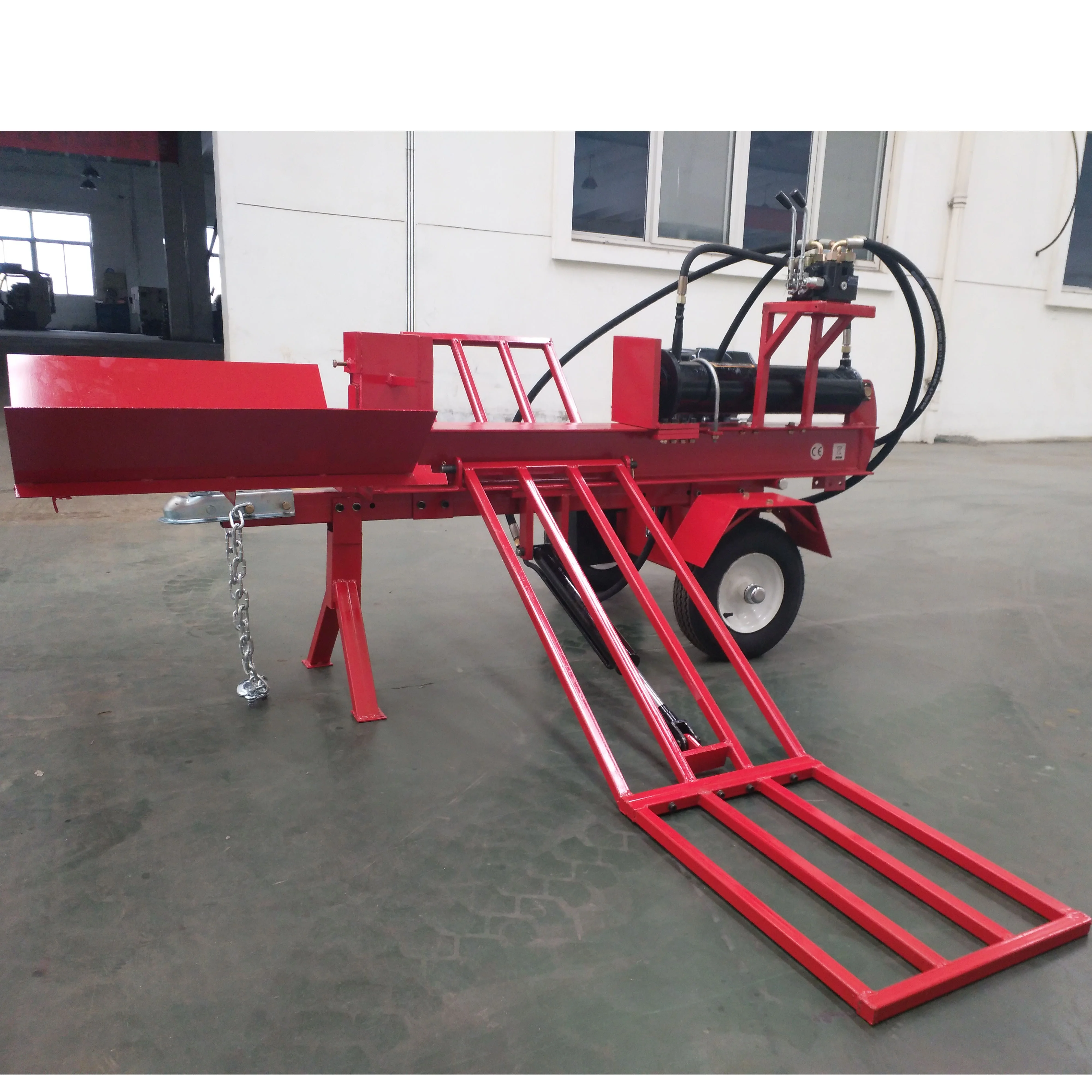 BRT HOT SELLING 50T log splitter with log lifter wood log machine