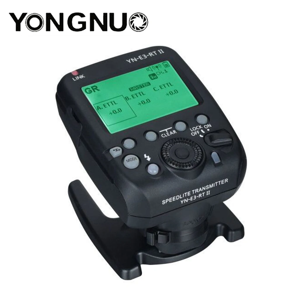 Светодиодная лампа для видеосъемки YONGNUO YN-E3-RT II накамерной вспышки Speedlite триггер трансмиттер совместимый