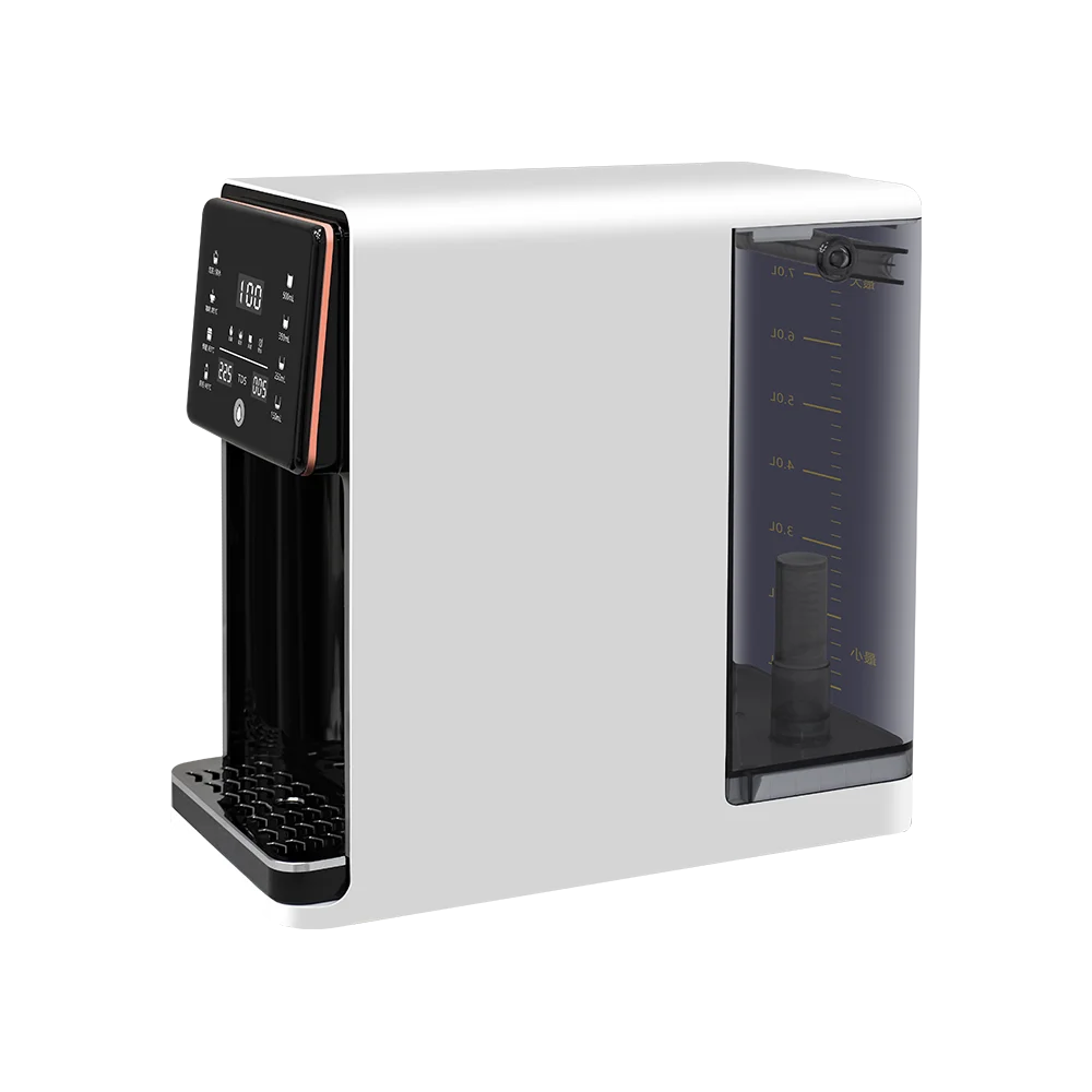 Desktop Installation Free 5 Stage Hot And Cold Water Dispenser Purifier Reverse Osmosis Water Filter System For Home Office