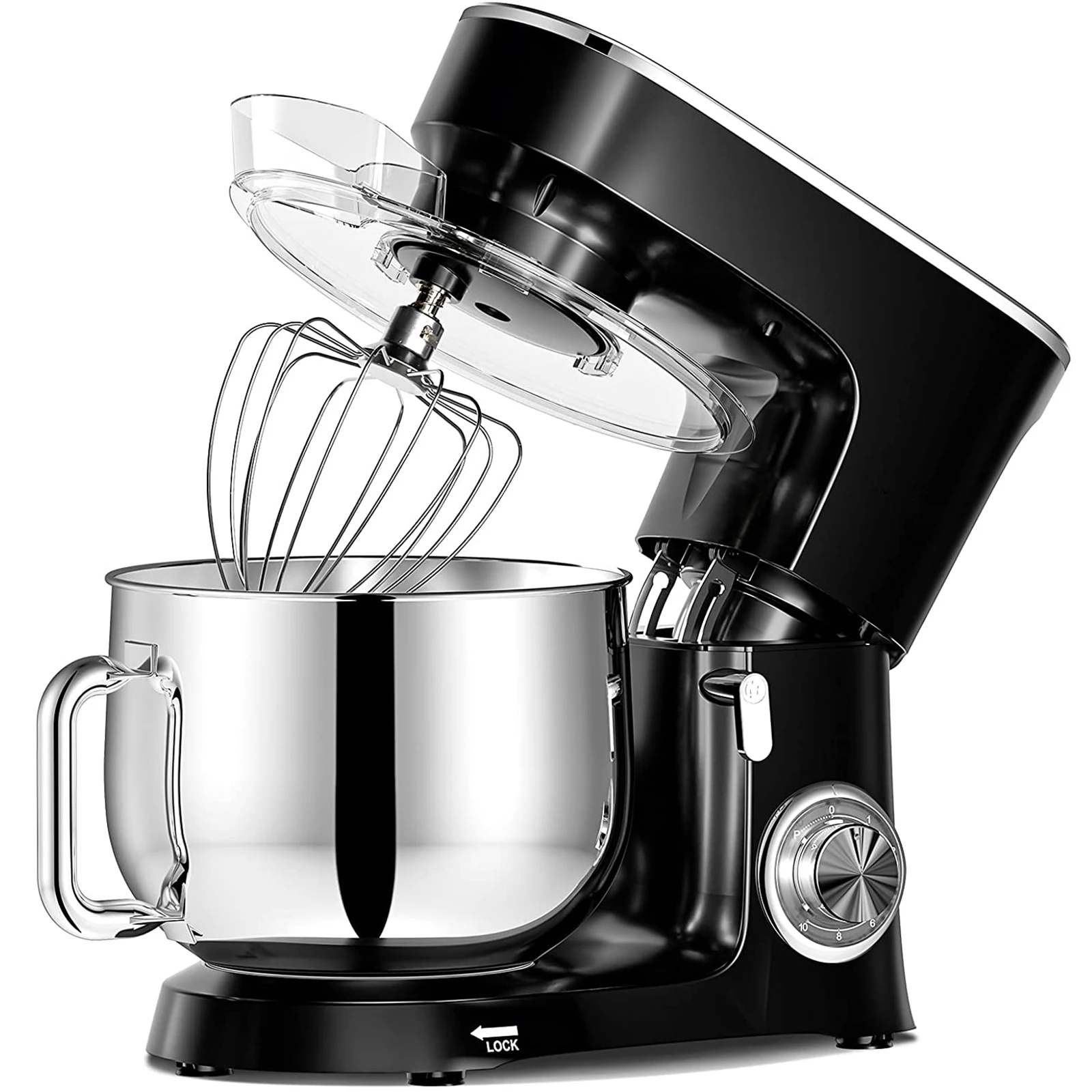 Professional customized service kitchen electric planetaria 6.5L 7L 8L 10L stainless steel bowl home batedeira stand food mixer