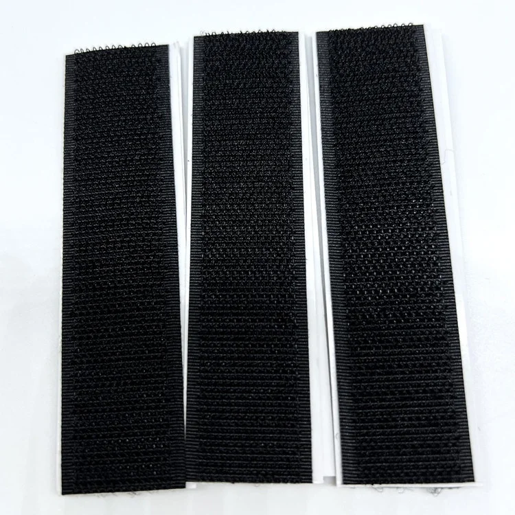 Colorful strong sticky back glue double side nylon fabric material fastener tape self adhesive hook and loop strap