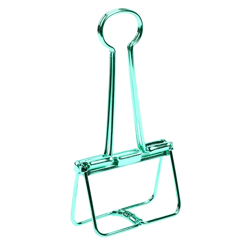 Wholesale Factory Price Rose Gold Black Metal 19mm Binder Clips Paper Clip