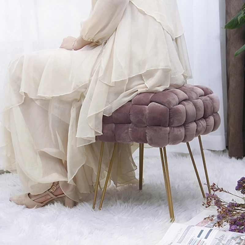 Скамейка для спальни на заказ большая современная бархатная скамейка домашний табурет темно-зеленый оттоманка