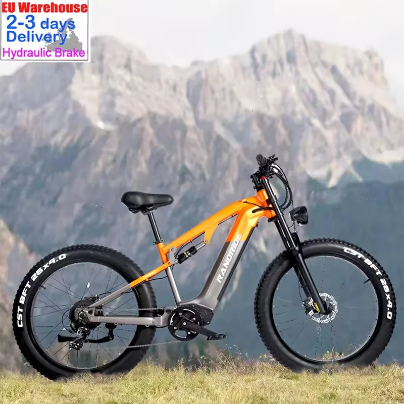 Wholesale Aluminum Alloy Electric Bicycle 1500W 48V Electric Fat Tire Bicycle