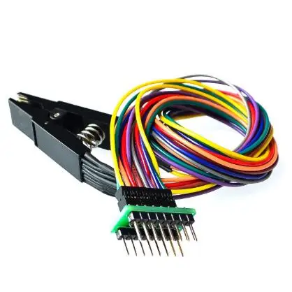 Programmer Test Clip SOP16 Flash Chip Test Clip SOP16 SOP 16 IC Test Clamp with SPI Cable