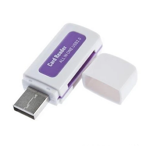 Портативная цветная карта памяти USB 2 0 с высокой скоростью Trans Flash-USB адаптер для флеш-накопителя 4 все 1