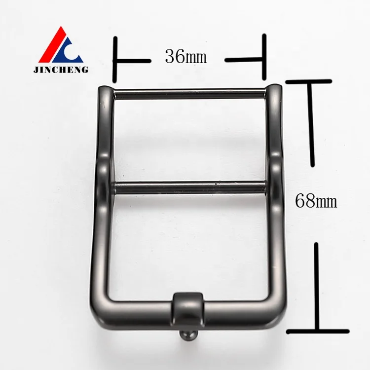 Custom logo belt buckle men 36*68mm metal plate belt buckle popular simple wholesale production